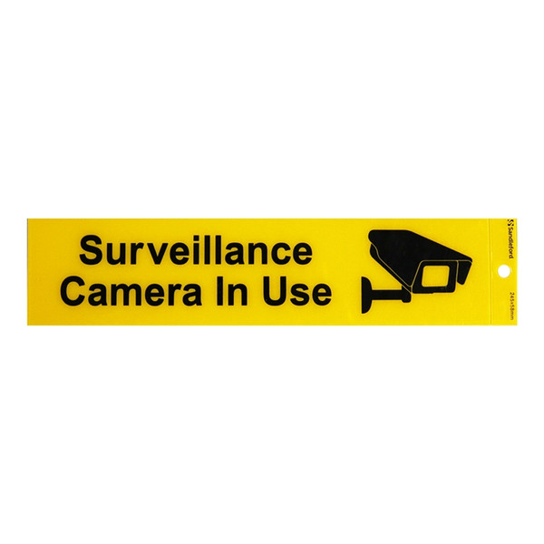 Sandleford Sign Surveillance Camera 245x58mm - SIG232