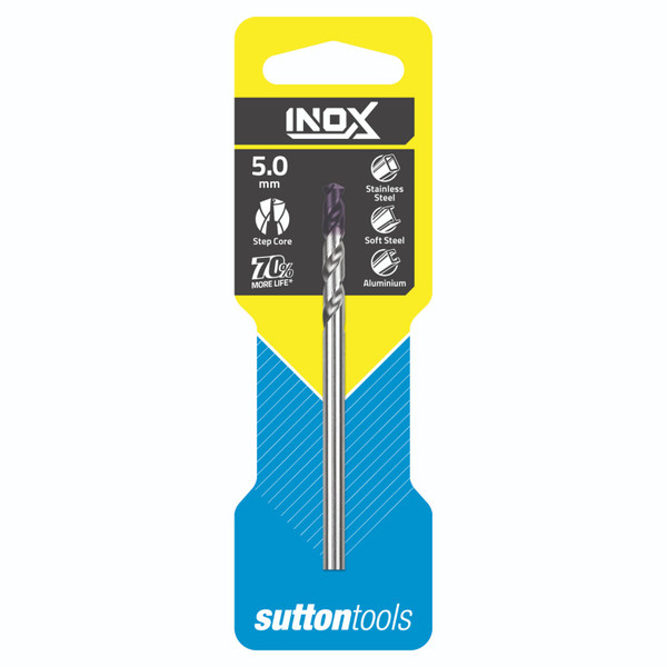 Sutton INOX Drill Bit HSS TiAlN 5.0mm - D1850500