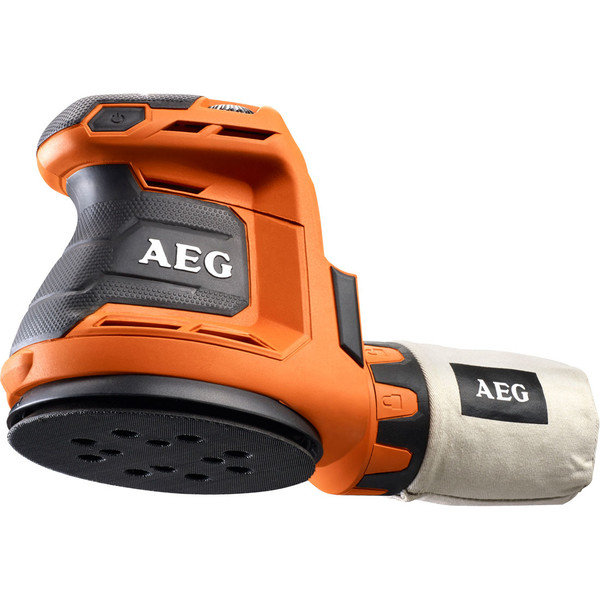 AEG Orbital Sander 125mm 18V BEX18-125-0 Skin Only - BEX18-125-0