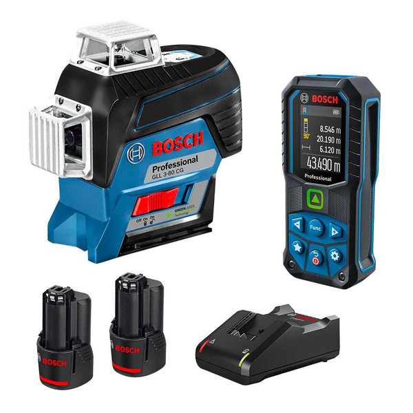 Bosch Laser/Measure GLL 3-80 CG + GLM 23 Combo Kit