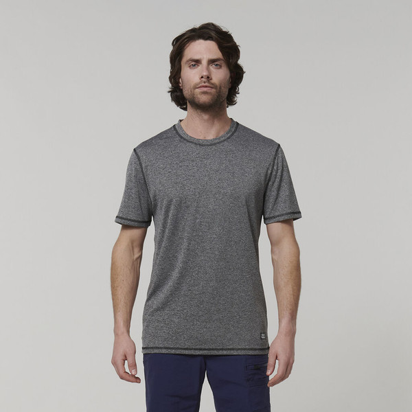 Hard Yakka X Stretch Performance T Shirt Grey Marle Range - Y19559-GMA