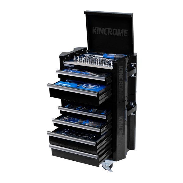 Special Order - Kincrome Contour® Mini Workshop Tool Kit 6 Drawer 10" 78 Piece Black - K1940B