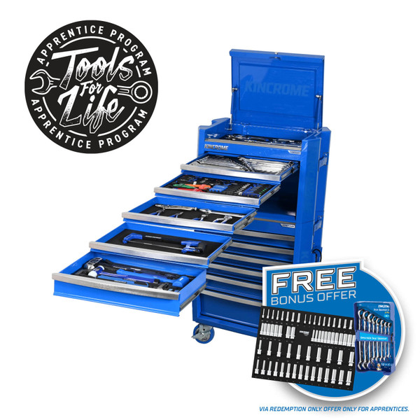 Special Order - Kincrome Contour® Workshop Tool Kit 11 Drawer 29" 307 Piece - P1821