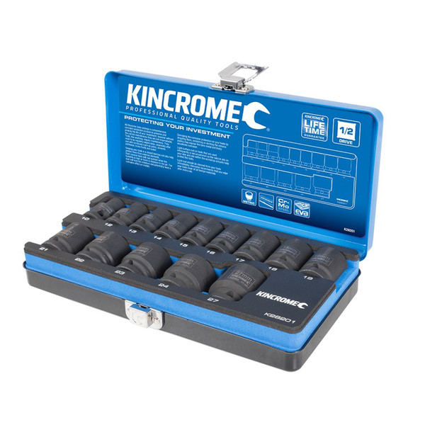 Special Order - Kincrome Impact Socket 1/2" Drive Metric 14 Piece - K28201