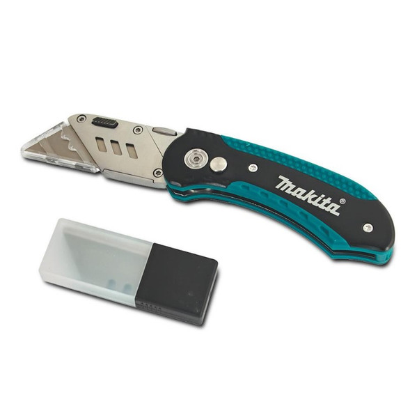 MAKITA FOLDING UTILITY KNIFE / PLUS 10 BLADES - E-10908