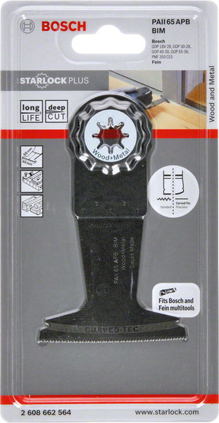 Order In - Bosch Multi-Tool Blade Wood And Metal 65mm - 2608662564