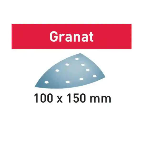 Festool Granat Abrasive Sheet 100mm Delta P120 10 Pack - 577540