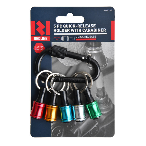 Redline HexBitHolder 5Pce Quick-Release 1/4" Drive - RL453105