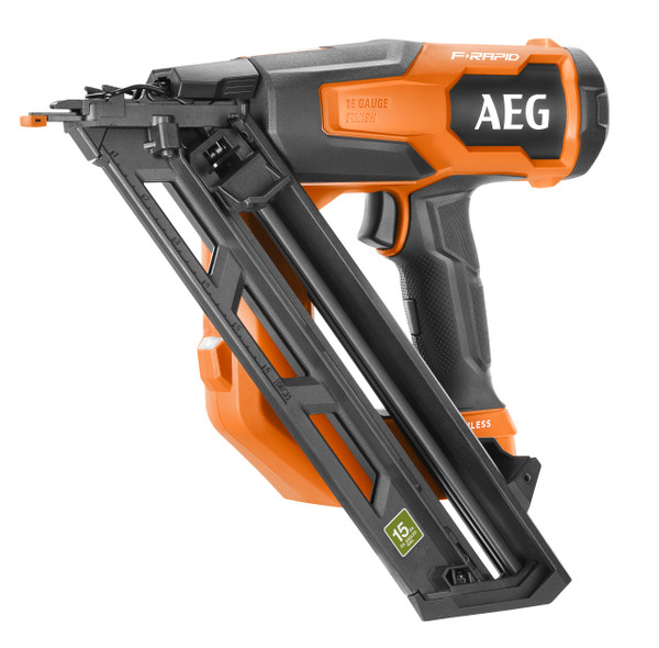 AEG Brad Nailer DA 18V 15GA Skin Only - A18FAFNDA15GB0