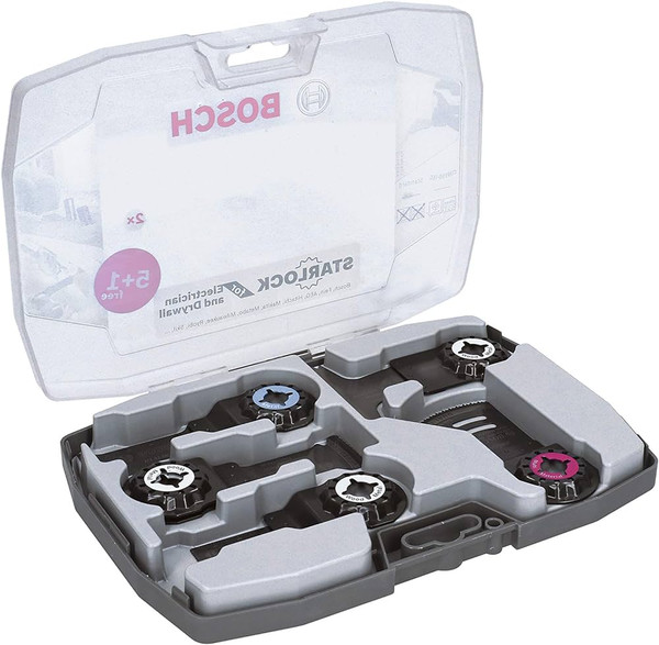 Order In - Bosch Multi-Tool Blade Set Starlock Electrician And Drywall 6 Piece - 2608664622