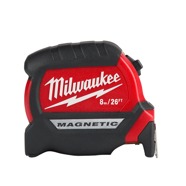 Milwaukee Magnetic Tape Measure Compact 8m/26ft - 48220526