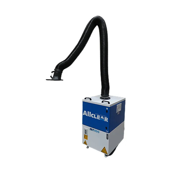 Weldclass ALLCLEAR Mobile Welding Fume Extractor MA100 1ph With Single 3M Arm - 91100MA1