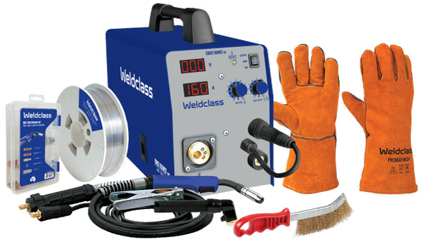 Weldclass Force MIG/TIG/Stick Welder Kit - WC-160MSTRK