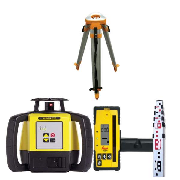 Order In - Leica Rugby 620 With Tripod And Staff Kit - LG6005985KIT