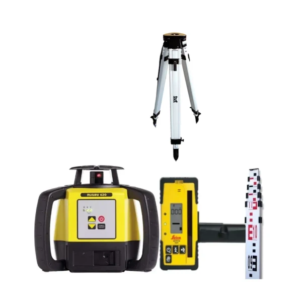 Leica Rugby 620 With Tripod And Staff Kit - LG6005985KIT