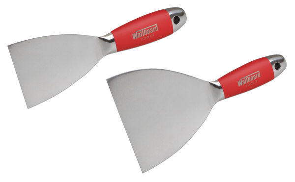 Wallboard Joint Knife 150mm Rubber Grip Stainless Series - 7065