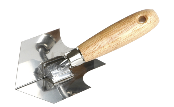 Wallboard Internal Corner Tool 50mm With Wooden Handle - V-4