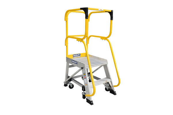Order In - Bailey Order Picking Ladder 2 Step 0.6m AL 150KG - FS13873