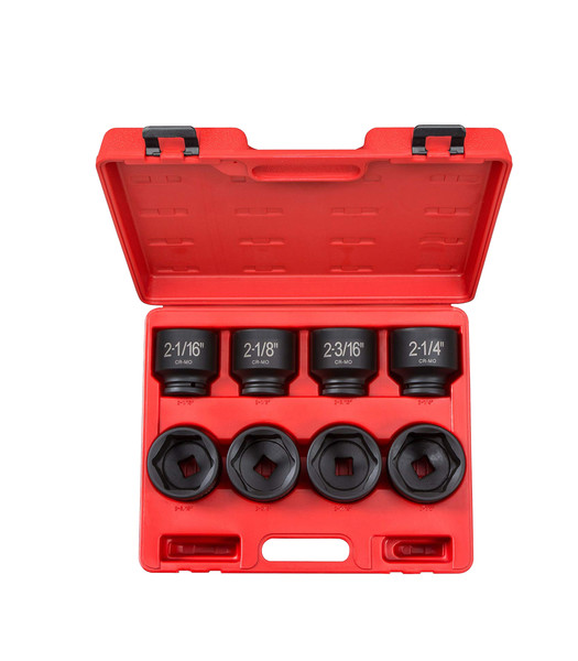 Order In - Millers Falls Impact Deep Socket Set 2' SAE 8Piece ¾ - SSID8-2SAE-3/4IN