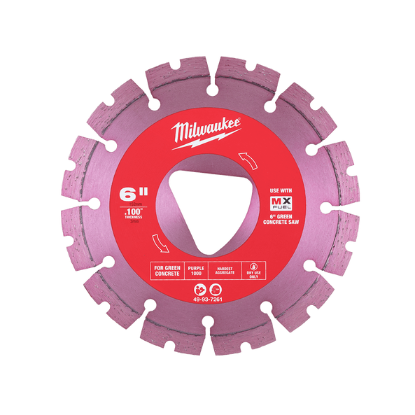 Milwaukee Concrete Diamond Blade Purple 150mm - 49937261