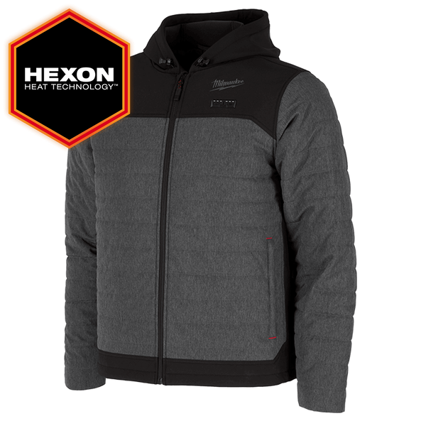 Milwaukee M12 AXIS™ Heated Jacket Grey - M12AHJGRY0