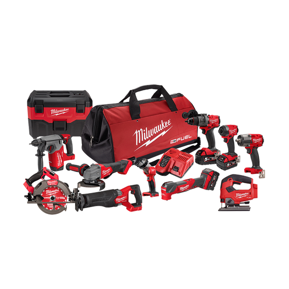 Milwaukee M18 FUEL™ 11 Piece Power Pack 11A4 - M18FPP11A4503B