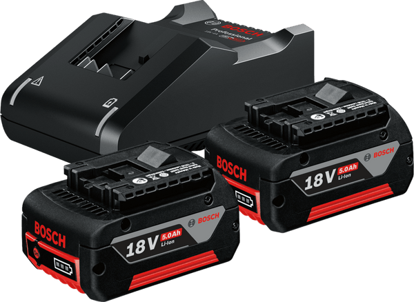 Order In - Bosch GAL 18V 40 2x5.0Ah Battery Starter Pack - 0615990M20