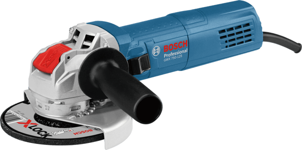 Order In - Bosch GWX 750-125 750W X-Lock Angle Grinder - Skin Only - 06017C9240
