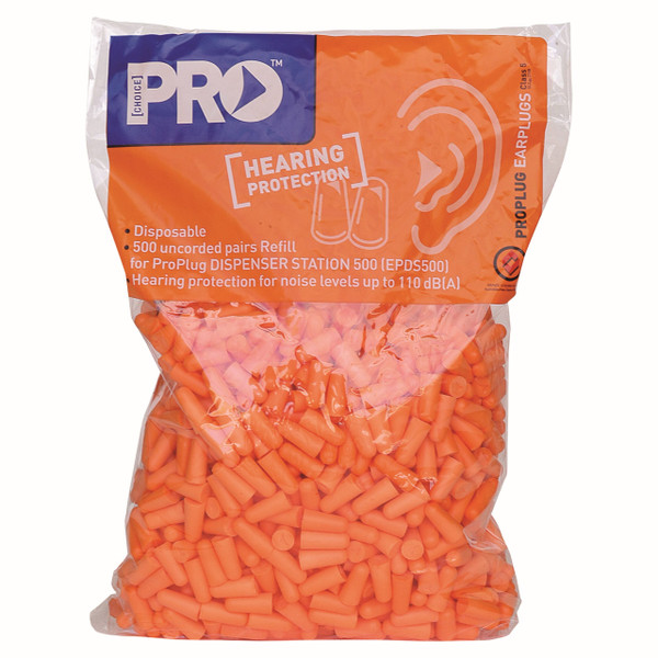 Order In - Prochoice Probullet Refill Bag For Dispenser (500 Pairs Per Bag) Class 5 - 27Db - EPDS500R