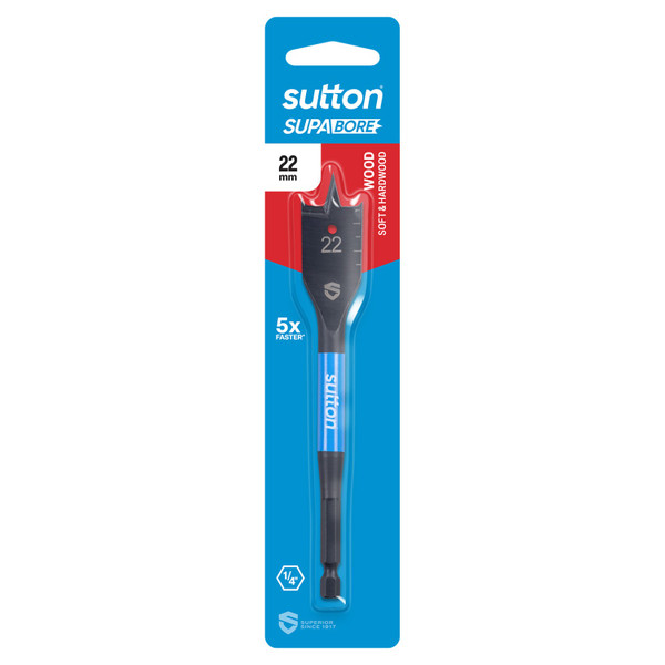 SUTTON DRILL D501 22.0mm SPADE BIT - D5012200