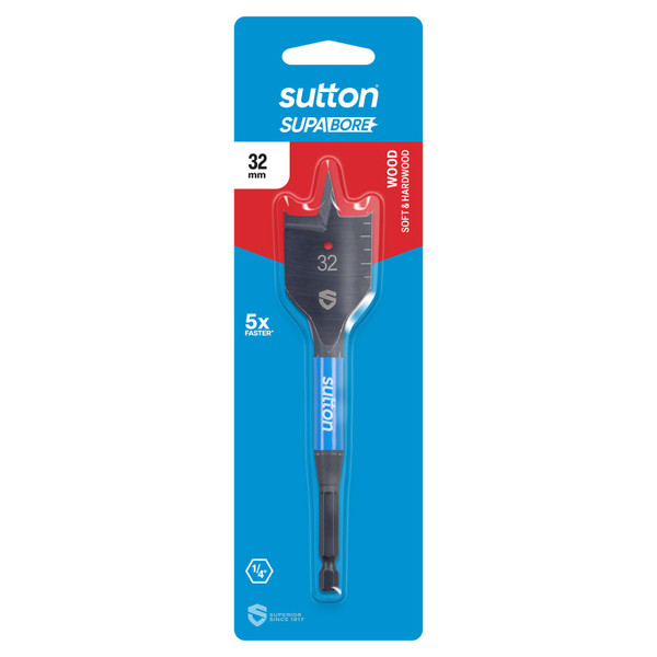 SUTTON DRILL D501 32.0mm SPADE BIT - D5013200