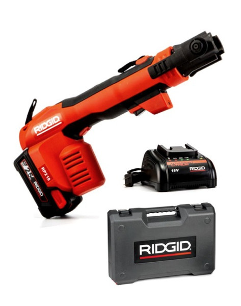 Ridgid Press Tool Kit 18V RP218 Includes 2.5Ah Batt & Charger (No Jaws) - 77638