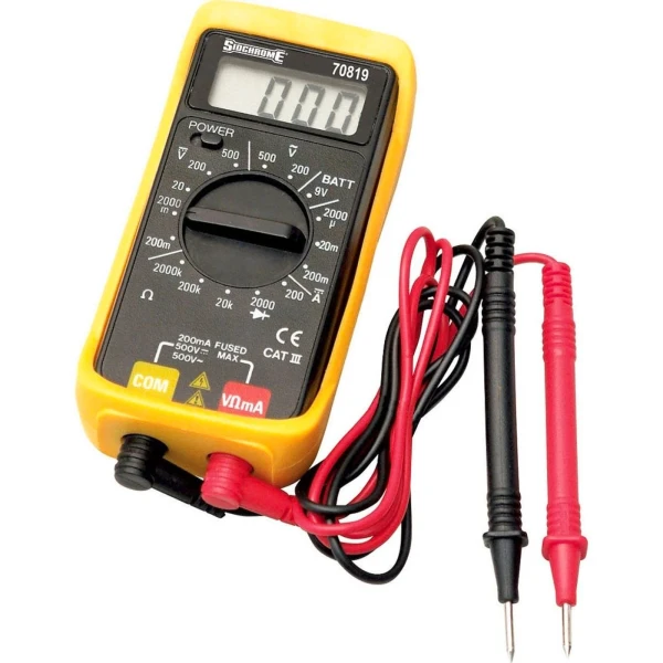 Order In - Sidchrome 12V Mini Digital Multimeter - SCMT70819