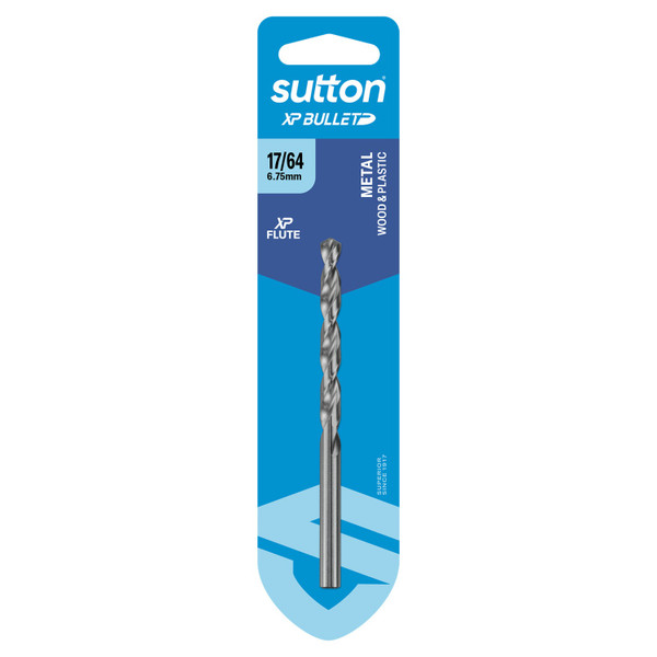 Sutton XP Bullet Drill Bit HSS Jobber 17/64in - D220H0676