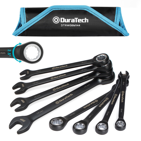 DuraTech  High Quality Ratcheting Wrench Set 144 Position - DTRW08M144