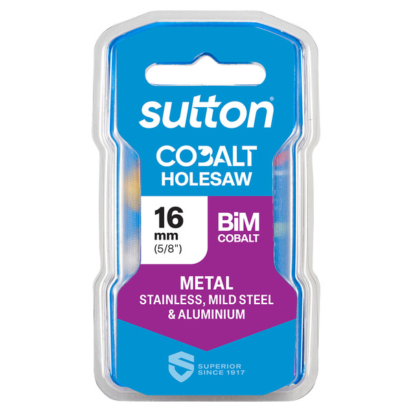 Sutton Holesaw Cobalt BiMetal 16mm 5/8" - H1250160