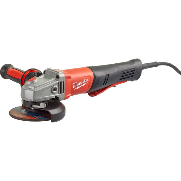 Milwaukee 125mm (5") Rapid Stop Angle Grinder, 1250W - AGV13-125XSPDEB