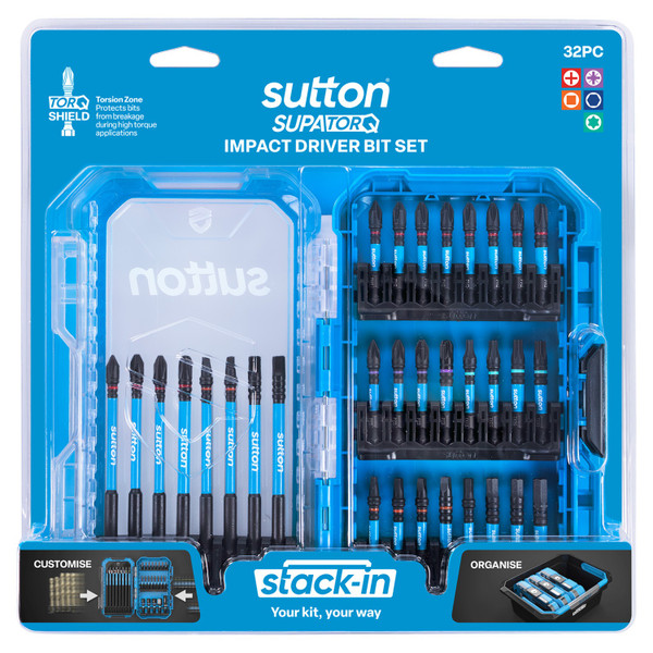 Sutton SupaTorq Stack-In Screwdriver Set 32 Piece - S250S32A