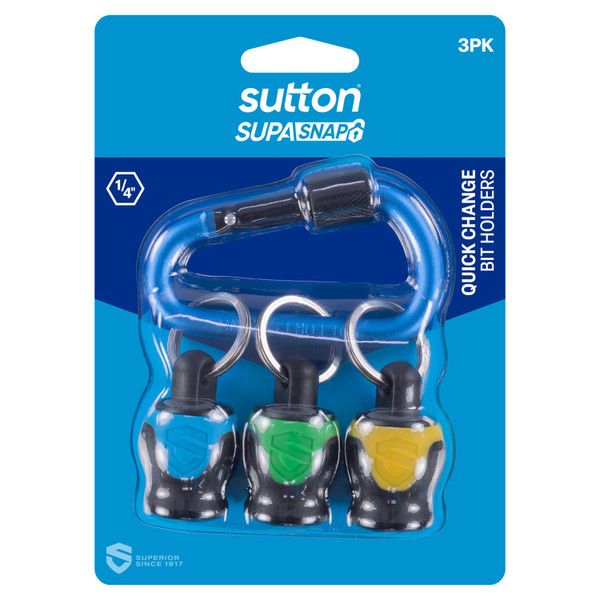 Sutton SupaSnap Quick Change Bit Holder 3 Pack - S239H03A