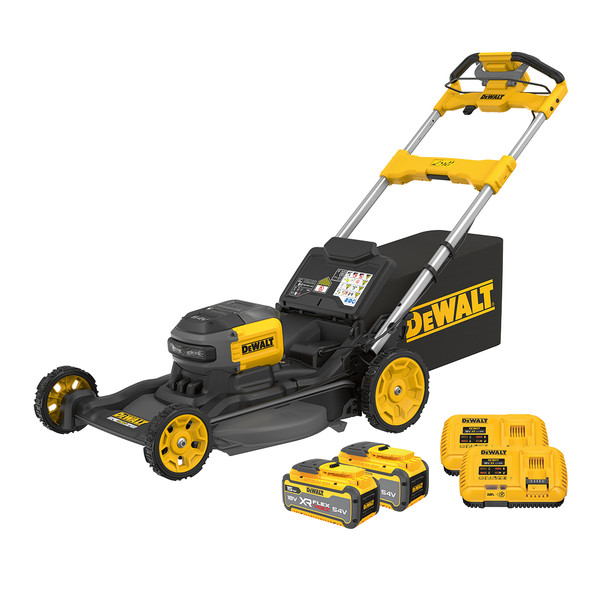 Order In - Dewalt® 2x54V XR Flexvolt 21” Self-Propelled Mower (15Ah Kit) (2X DCB549-XJ 2X DCB117-XE)- DCMWSP660Z2-XE