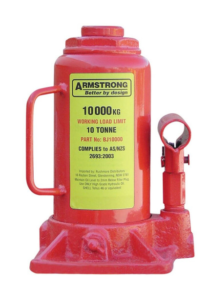 Order In - Armstrong Bottle Jack Heavy Duty 10000Kg - ARMBJ10000