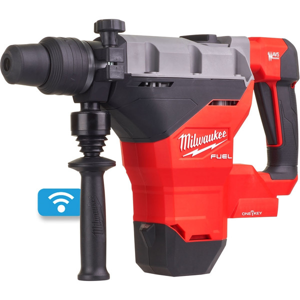 Milwaukee M18™ FUEL™ 44mm SDS Max Rotary Hammer with ONE-KEY™ (Tool Only) - M18FHM-0