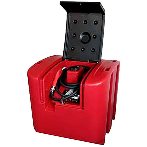 Order In - Alemlube Portable & Lockable Diesel Storage Dispensing Pump Kit Tank 450L - L45040PA