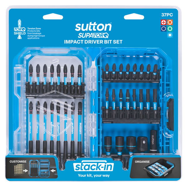 Sutton SupaTorq Stack-In Screwdriver Set 37 Piece - S250S37A