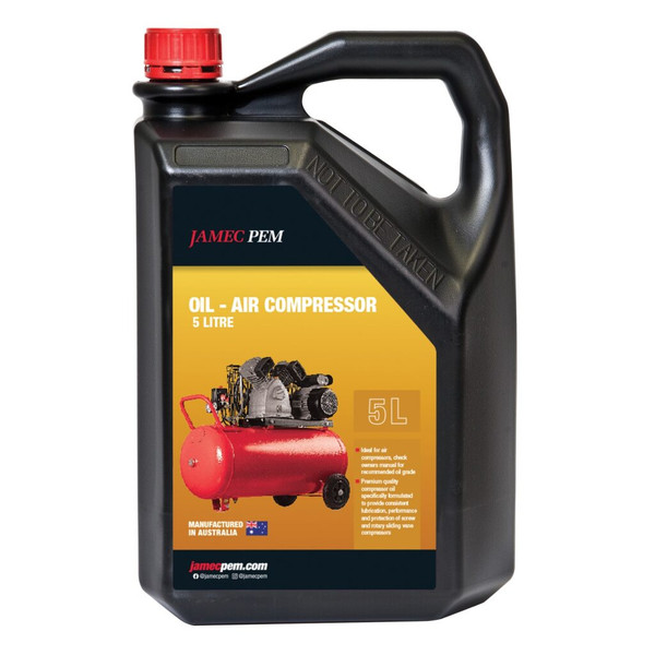 Order In - Jamec Pem Air Compressor Oil 5 Litre - 6.2249
