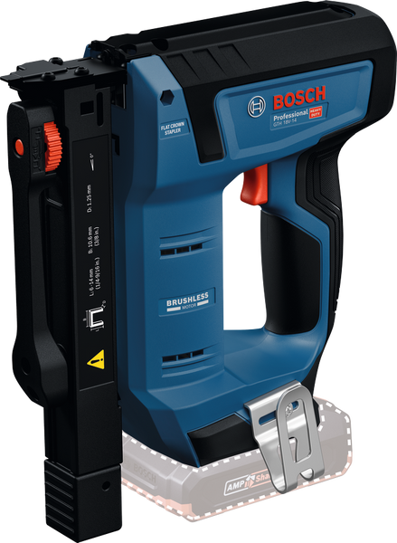 Order In - Bosch 18V Brushless Flat Crown Stapler GTH 18V-14 - Skin Only - 601482800