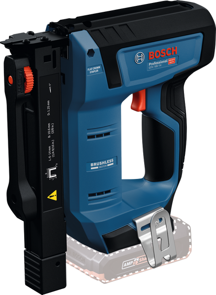 Order In - Bosch 18V Brushless Flat Crown Stapler GTH 18V-14 - Skin Only - 601482800