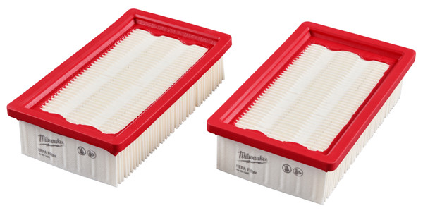 Milwaukee HEPA Filter for M18ONEF2POVC34M0 - 2 Pack - 49901968