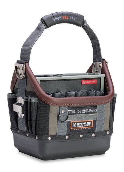 VETO Pro Pac VPP10061 Medium Tech Open Top Tool Bag 28 Pockets - VETOTECHOTMC