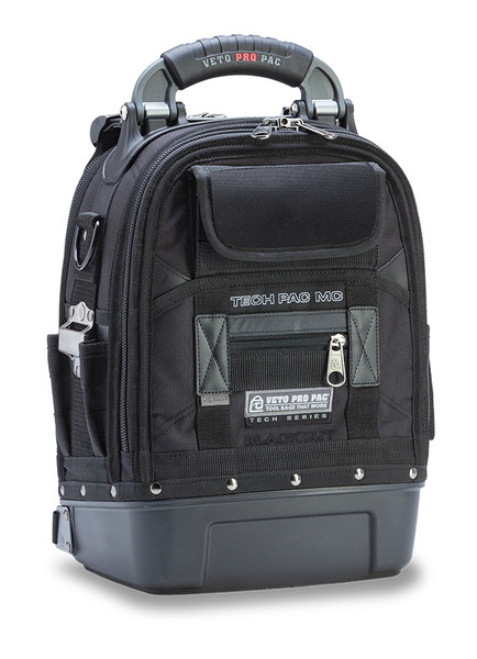 Order In - VETO Pro Pac VPP10093 Medium Tech Pac Backpack Tool Bag - Black - VETOTECHPACMCBLACK